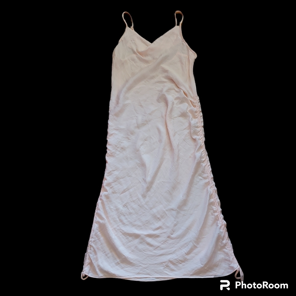 Intimately free people satin slip dress with adjustable length nwot  size M